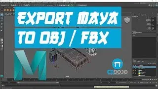 Export OBJ and FBX From Maya