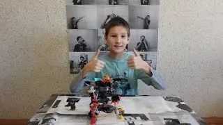 Обзор Lego Зверь Рассекатель против Фурно и Эво 44021! Lego Splitter Beast vs Furno and Evo!