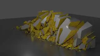 RBDLab Gold Fracture Blender