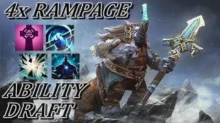 38 KILLS [4x RAMPAGE] CARRY MAGNUS | Ability Draft Full Game Dota 2