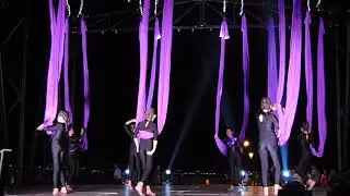 Aerial Yoga Show, Body & Mind Room Teen Students, Loutraki 4.7.2018