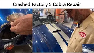 Factory 5 Cobra Accident Repair - JB Donaldson's tips for assessing and repairing a fiberglass car.