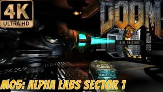 Doom 3 (2004) [4K] - Level 5 - Alpha Labs Sector 1