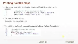 Overriding toString in Java | Java Tutorial Part 1 #03