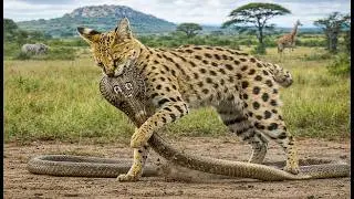 Serval vs Cobra: &iexcl;La Pelea M&aacute;s &Eacute;pica que Ver&aacute;s!