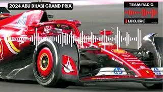 CHARLES LECLERC Emotional & Gutted Team Radio F1 2024 Abu Dhabi GP