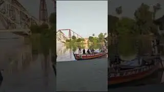 Under the Lans Down Bridge, the Indus River with Sukkur&rsquo;s boat creates an absolutely stunning view!