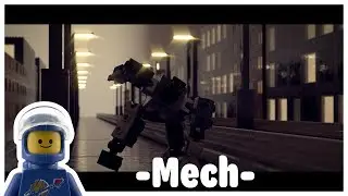3D Lego Mech Test Animation In Blender