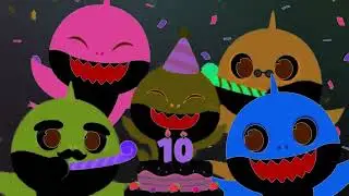 Baby Shark Pinkfong 10 Years Subscribe Special Effects Sponsored By Klasky Csupo 2001