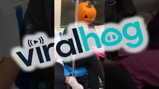 Spooky Scary Subway Rider || ViralHog