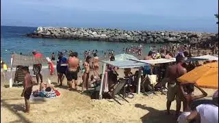As&iacute; est&aacute; la playa A del Paseo de Macuto