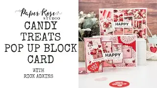 Paper Rose Studio | Candy Treats Pop-Up Fun Fold Card - Rick Adkins