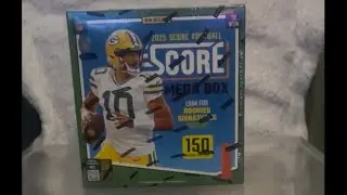 2025 Panini Score NFL card box break 