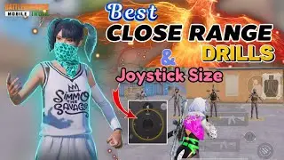 Best Close Range TIPS & DRILL  And Perfect Joystick Size Make You Beast bgmi/pubg
