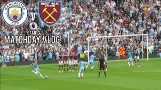 MANCHESTER CITY VS WEST HAM MATCHDAY VLOG! | STERLINGS ON FIRE! | PREMIER LEAGUE MATCHDAY VLOG