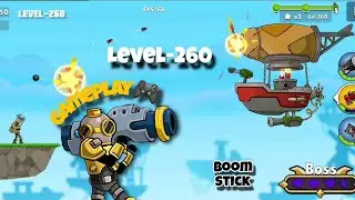 boom stick gameplay level-260 boss #boss #bossfight #boomstick #level260 #gaming #trendinggame #game