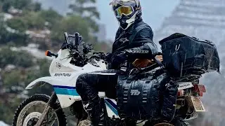 رحلة بدراجة  SUZUKI DR650RSE - اليوم الأول
