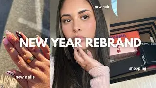 rebranding for 2026: first time dying my hair, fun nails, shopping 🛍️ 💕🧘🏻‍♀️