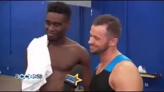 Artem Chigvintsev and Keo Motsepe Hazed on their First day during DWTS interview