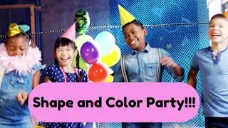 Shape & Color Party 🎉 | Hip-Hop Learning Song for Kids (Preschool & Kindergarten)