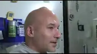 An astronaut washes his hair in space #shorts