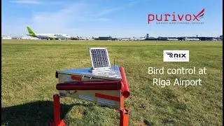 Purivox bird control at Riga Airport / Latvia