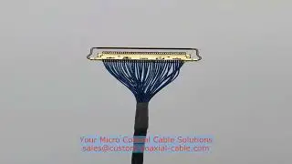 micro coaxial cable oem odm engineering support lvds micro coax STEP for UAV gimbal ford 7 pin trail