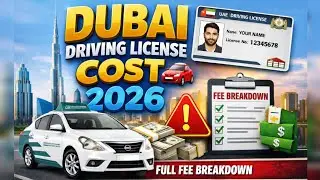 Dubai Driving License Cost 2026 🚗 | Excellence Driving Full Fee Breakdown