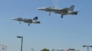 CIAS12 | CF-18's arrive in formation