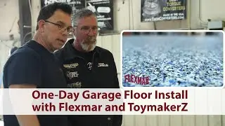 One-Day Garage Floor Install with Flexmar and ToyMakerZ
