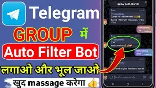 Telegram group में filter कैसे लगाये ! How to set filter in Telegram group !Telegram rose bot filter