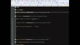 PHP Tutorial Part [3] - Connect to mysql OOP WAY