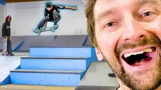 50 SKATEBOARD TRICKS DOWN THE 3 BLOCK?!