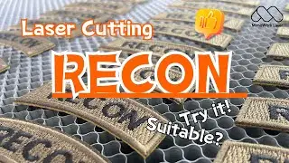 How To Laser Cut Embroidered Patches | CCD Laser Cutter