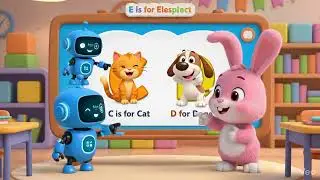 Learn A to Z with Fun! 🍎🐱🐶 | Kids Learning Video #shorts #kidseducation