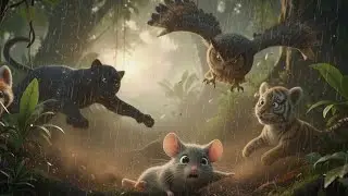 Jungli janwaro ka chuhay pe hamla🥺💔 #chuhaa #hindikidsstory #hindistories #janglijanwar #kids #yt 