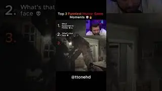 Top 3 Of the Funniest Horror Game Moments☠️🔥💀#shorts#jumpscarefails#horrorgaming#top10#toptrending