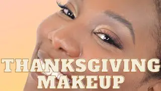 EASY Thanksgiving Makeup Tutorial | Fall Makeup 2020 | Makeup For Beginners | Holiday At Home