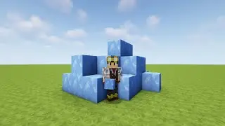 Minecraft Random Block Speedrun Challange | Blue Ice