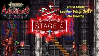 Castlevania: The Adventure Rebirth Stage 4 Hard Mode Leather Whip Only
