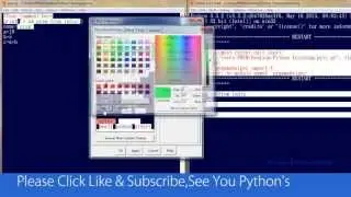 How To Change Background Color Or Theme In Python Shell (Incl Text Color)