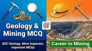 Geology Important MCQ | BSc Geology | Mine Inspector Exam | Career in Geology