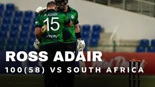 Ross Adair's Blistering 58-Ball Century vs South Africa | Ireland v South Africa 2nd T20I, 2024