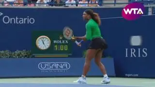 Serena Williams vs Julia Goerges - 2011 Rogers Cup R2 Highlights