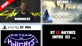 18 Actus en 8min #Cyberpunk H&eacute;ritage Poudlard Ghotam Knights #Fallguys CoD #Warzone Cold War et plus