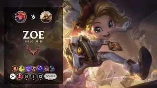 Zoe Mid vs Azir - KR Grandmaster Patch 12.14