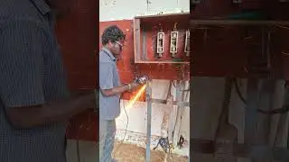 ⚡Electrical Panel board Alteration Work💪💥#machine #machinecutting #cutting #cuttingmachine #welding