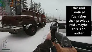 PvE  (TARKOV)  -  Fov Testing FPS Benchmark  ,    RTX 5060 Ti + i9-12900k -