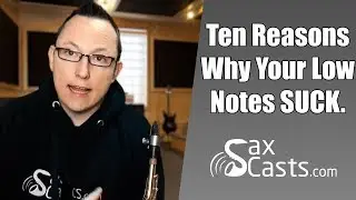 How to play Low Notes on Saxophone / saxophone embouchure / beginner saxophone lessons