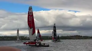 SailGP Racing Moments 🏆 High-Speed Action on Halifax Harbour! ⛵🔥